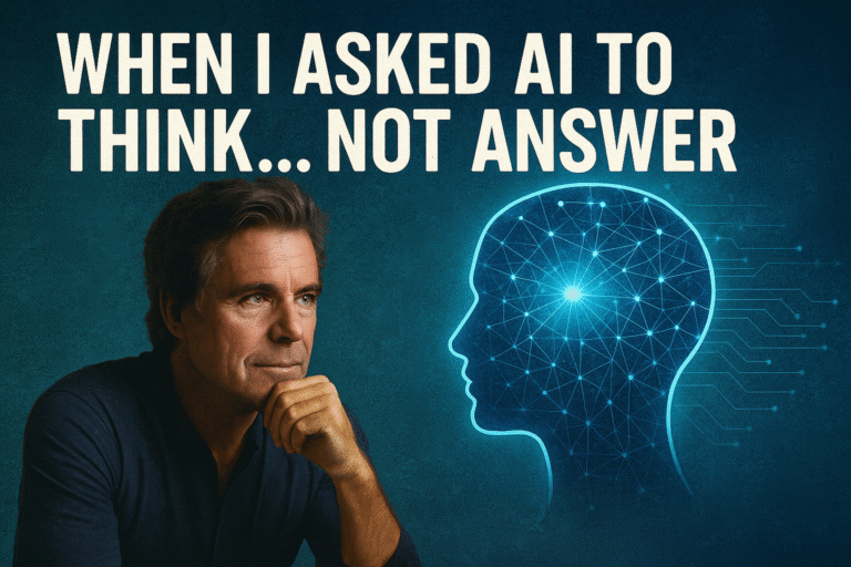 When I Asked AI to Think… Not Answer
